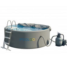 Комплект — круглый SUP-бассейн IPOOLGO D5 м × H1,2 м с оборудованием