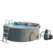 Комплект — круглый SUP-бассейн IPOOLGO D7,3м × H1,3 м с оборудованием