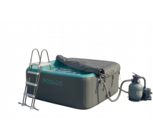 Комплект — прямоугольный SUP-бассейн IPOOLGO L2м х W2м х H0,8м с оборудованием