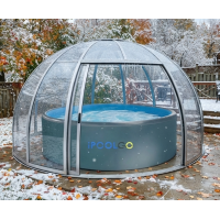 Купольный павильон для надувного сап бассейна IPOOLGO: комфортный отдых в любое время года